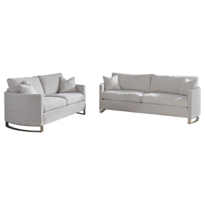 Corliss - Upholstered Arched Arm Sofa Set - Premium Stationary Sofas & Loveseats from CoasterElevations - Just $2529! Shop now at Furniture Wholesale Plus  We are the best furniture store in Nashville, Hendersonville, Goodlettsville, Madison, Antioch, Mount Juliet, Lebanon, Gallatin, Springfield, Murfreesboro, Franklin, Brentwood