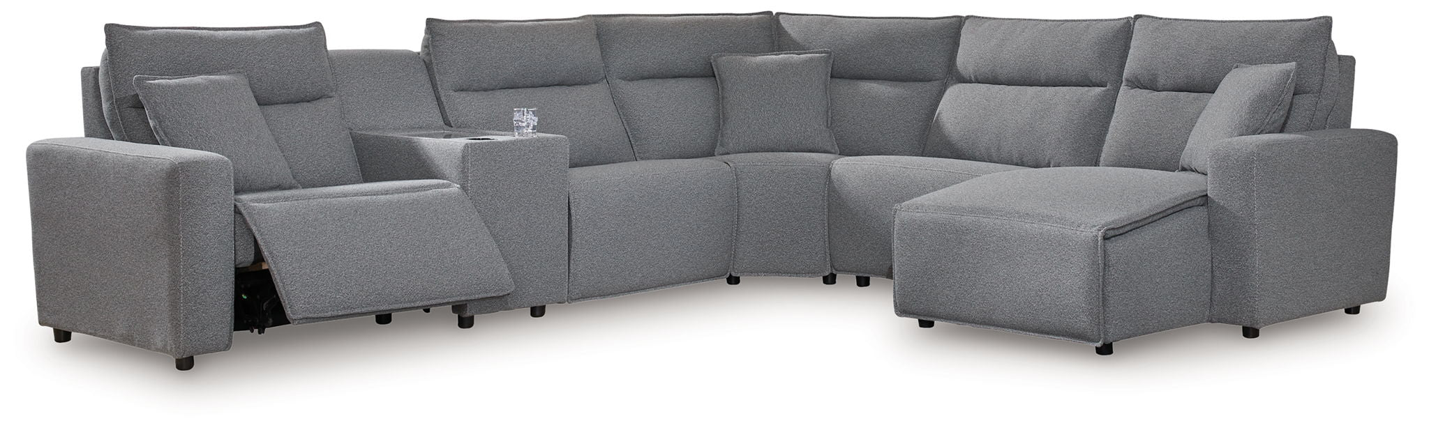 ModMax II - Salt And Pepper - Reclining Sectional – Reclining Sectionals by Signature Design by Ashley® at Furniture Wholesale Plus , Nashville furniture store