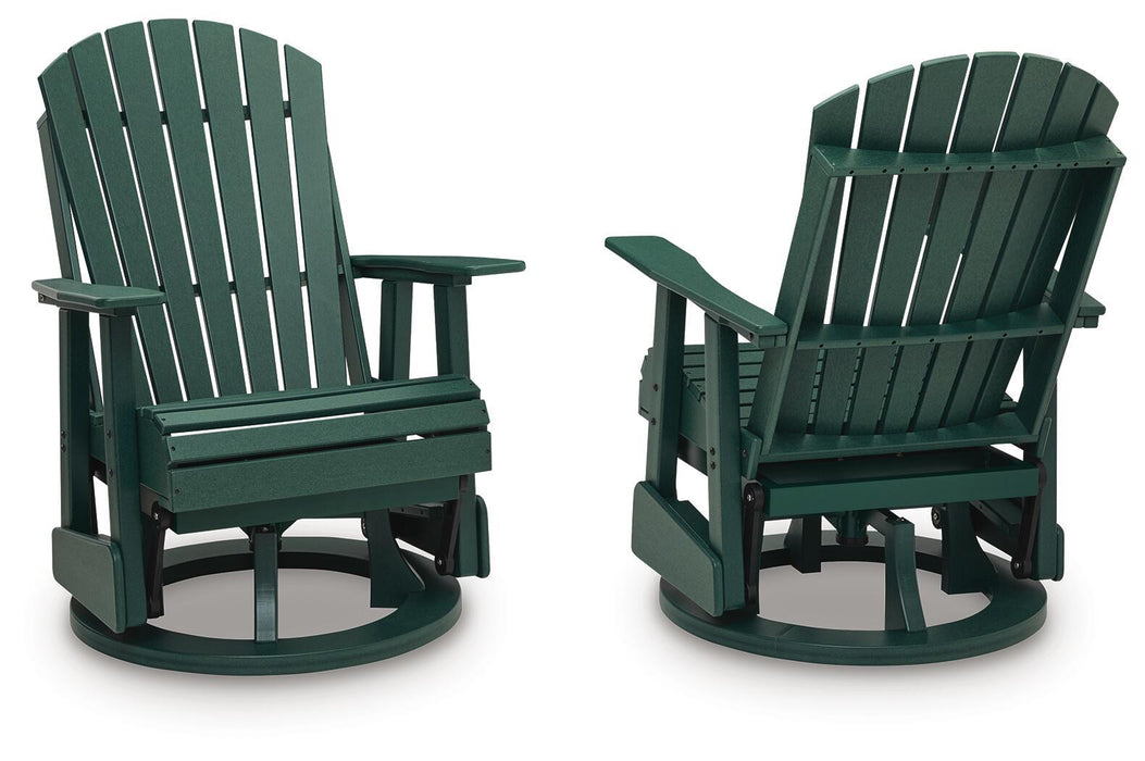 Shell Beach - Swivel Glider Chair - Green – Swivel Chairs by Signature Design by Ashley® at Furniture Wholesale Plus , Nashville furniture store