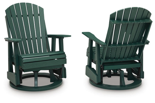 Shell Beach - Swivel Glider Chair - Green – Swivel Chairs by Signature Design by Ashley® at Furniture Wholesale Plus , Nashville furniture store