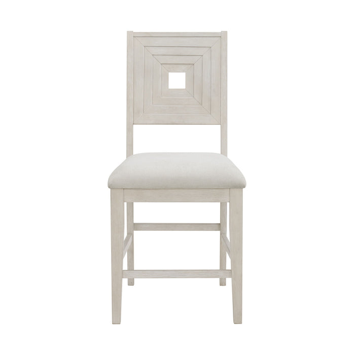 Avalanche - Counter Side Chair (Set of 2) - Antique White – Chair Sets by Elements International at Furniture Wholesale Plus , Nashville furniture store
