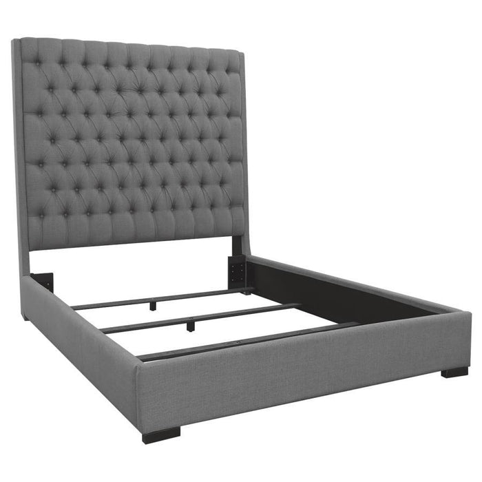 Camille - Upholstered Panel Bed – Upholstered Beds by CoasterEssence at Furniture Wholesale Plus , Nashville furniture store