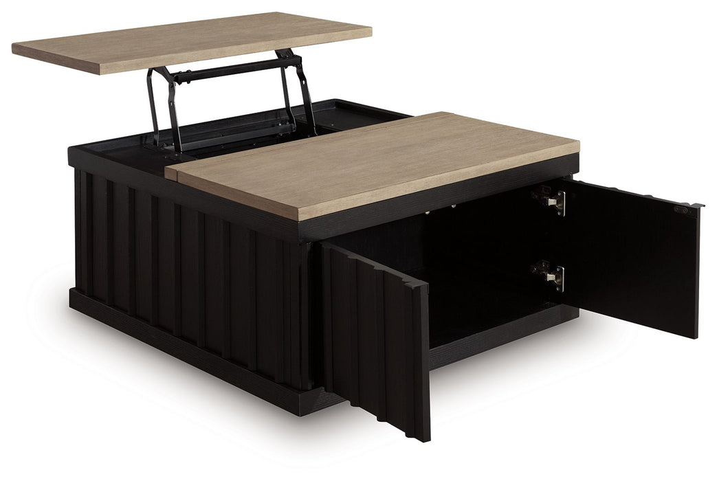 Rylandyn - Lift Top Cocktail Table - Black / Light Brown – Cocktail Tables by Signature Design by Ashley® at Furniture Wholesale Plus , Nashville furniture store