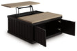 Rylandyn - Lift Top Cocktail Table - Black / Light Brown – Cocktail Tables by Signature Design by Ashley® at Furniture Wholesale Plus , Nashville furniture store