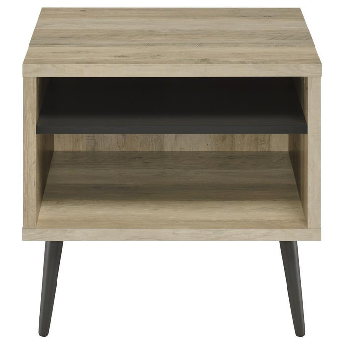 Welsh - Square Engineered Wood Side End Table Antique Pine - Distressed Pine – End Tables by Coaster Fine Furniture at Furniture Wholesale Plus , Nashville furniture store