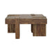 Samira - Square Solid Wood Coffee Table - Natural Sheesham – Coffee Tables by CoasterEssence at Furniture Wholesale Plus , Nashville furniture store