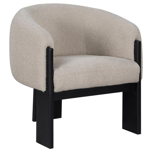 Valdez - Boucle Upholstered Barrel Back Accent Chair - Premium Accent Chairs from CoasterEveryday - Just $429! Shop now at Furniture Wholesale Plus  We are the best furniture store in Nashville, Hendersonville, Goodlettsville, Madison, Antioch, Mount Juliet, Lebanon, Gallatin, Springfield, Murfreesboro, Franklin, Brentwood