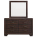 Kauffman - 6-Drawer Dresser with Mirror – Dresser & Mirror by CoasterEveryday at Furniture Wholesale Plus , Nashville furniture store