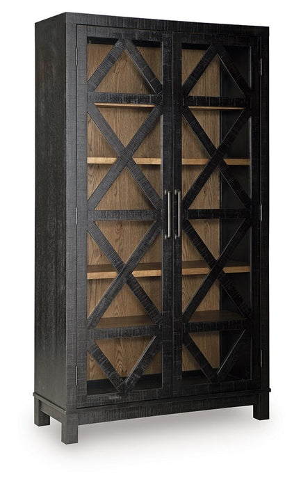 Christop - Accent Cabinet - Black / Brown – Accent Cabinets by Signature Design by Ashley® at Furniture Wholesale Plus , Nashville furniture store