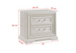 Alexandria - Accent Nightstand - White – Accent Nightstands by Crown Mark at Furniture Wholesale Plus , Nashville furniture store