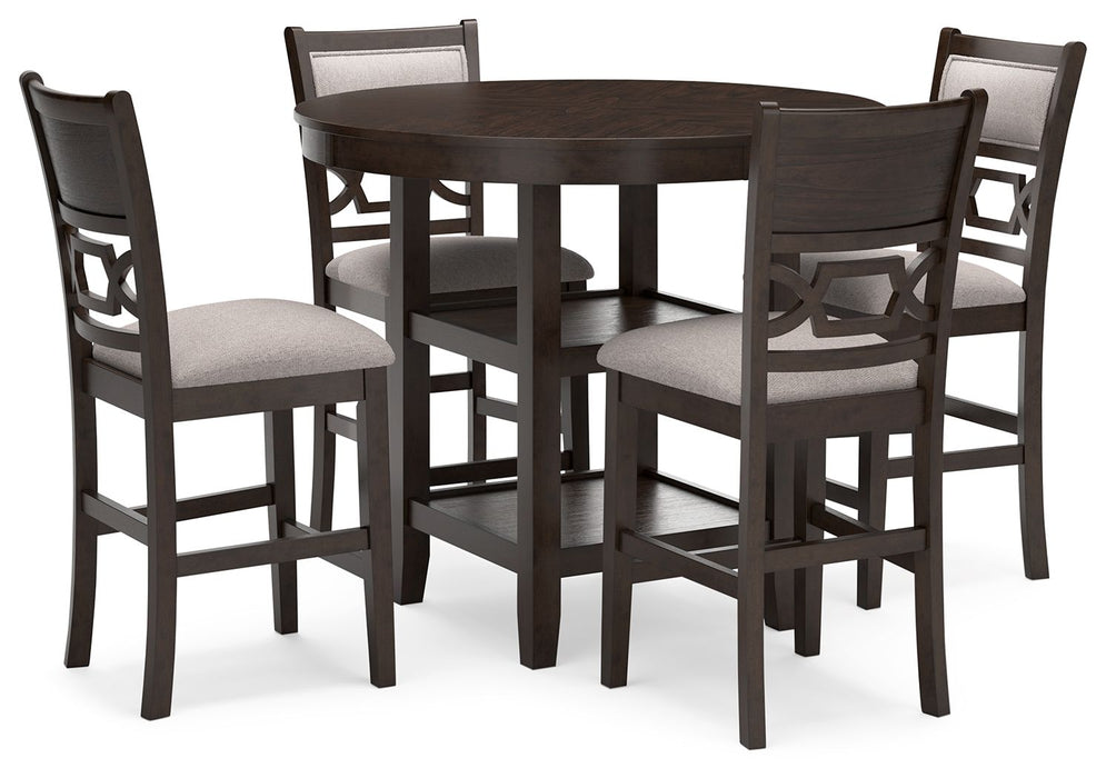 Langwest - Dining Room Counter Table Set (Set of 5) - Brown – 5 Piece Dining Room Sets by Signature Design by Ashley® at Furniture Wholesale Plus , Nashville furniture store