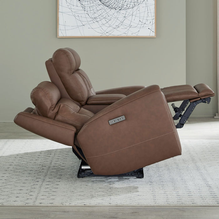 Beckham - Loveseat With Console P2 & ZG - Aline Saddle – Reclining Loveseats by Liberty Furniture at Furniture Wholesale Plus , Nashville furniture store