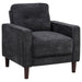 Bowen II - Upholstered Track Arm Accent Chair – Arm Chairs by Coaster Fine Furniture at Furniture Wholesale Plus , Nashville furniture store