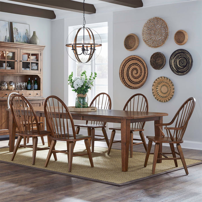 Hearthstone Ridge - Rectangular Table Set – 5 Piece Dining Room Sets by Liberty Furniture at Furniture Wholesale Plus , Nashville furniture store