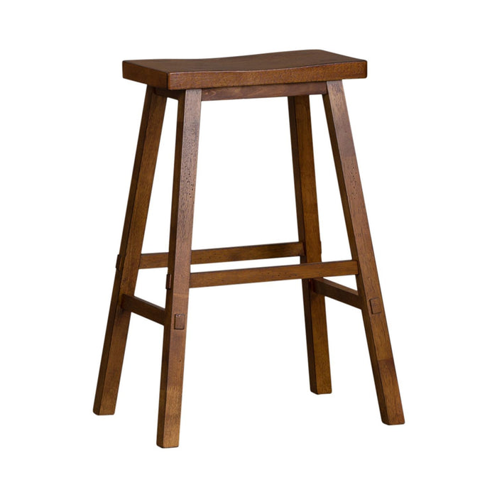 Creations - Sawhorse Barstool – Bar Height (28"-30") by Liberty Furniture at Furniture Wholesale Plus , Nashville furniture store