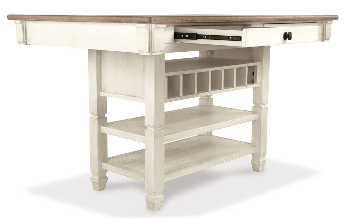 Bolanburg - Rectangular Dining Room Counter Table - Beige – Counter Tables by Signature Design by Ashley® at Furniture Wholesale Plus , Nashville furniture store