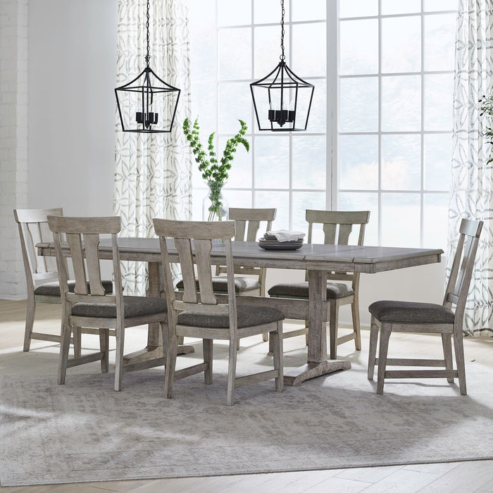 Hallendale - Trestle Table Set – 5 Piece Dining Room Sets by Liberty Furniture at Furniture Wholesale Plus , Nashville furniture store
