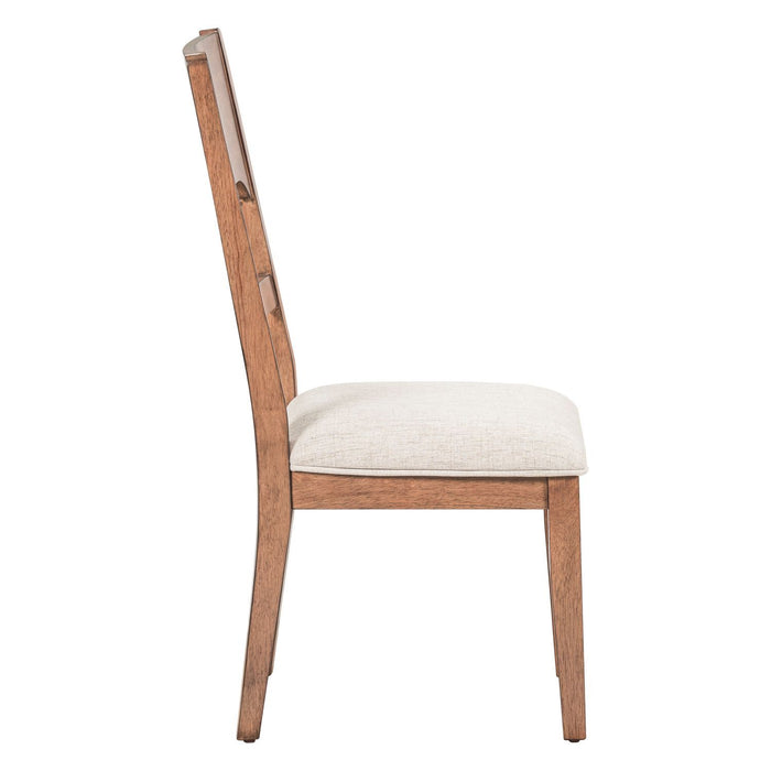 Harmony - Panel Back Side Chair - Brownstone – Side Chairs by Liberty Furniture at Furniture Wholesale Plus , Nashville furniture store