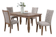 Riverdale - Dining Set With Taped Legs Table – 5 Piece Dining Room Sets by Steve Silver Furniture at Furniture Wholesale Plus , Nashville furniture store