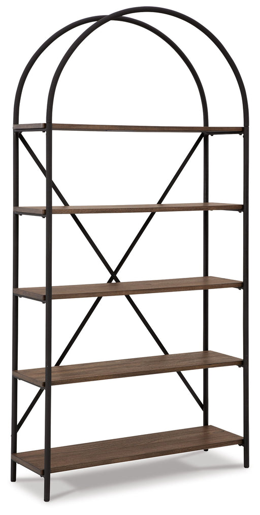 Galtbury - Bookcase - Brown / Black – Etageres by Signature Design by Ashley® at Furniture Wholesale Plus , Nashville furniture store