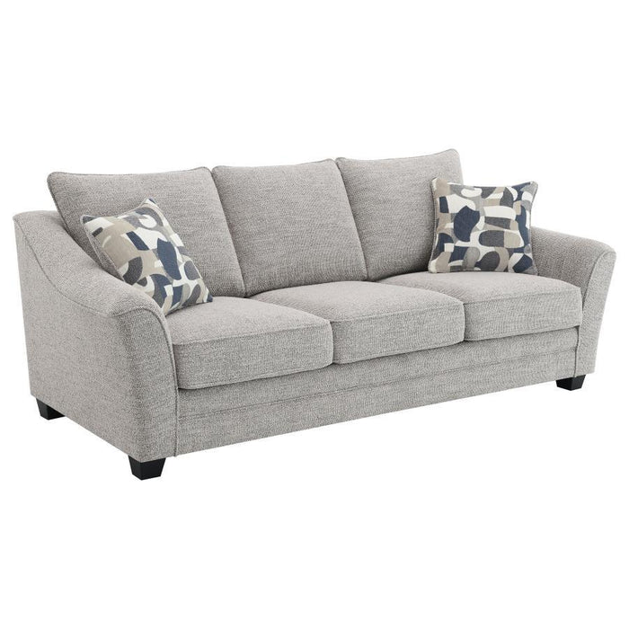 Tomkins - Boucle Upholstered Sofa Set - Premium Stationary Sofas & Loveseats from Coaster Fine Furniture - Just $1749! Shop now at Furniture Wholesale Plus  We are the best furniture store in Nashville, Hendersonville, Goodlettsville, Madison, Antioch, Mount Juliet, Lebanon, Gallatin, Springfield, Murfreesboro, Franklin, Brentwood