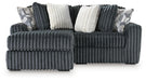 Midnight-Madness - Sectional – Stationary Sectionals by Signature Design by Ashley® at Furniture Wholesale Plus , Nashville furniture store