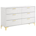 Kendall - 6-Drawer Dresser – Dressers by CoasterEveryday at Furniture Wholesale Plus , Nashville furniture store