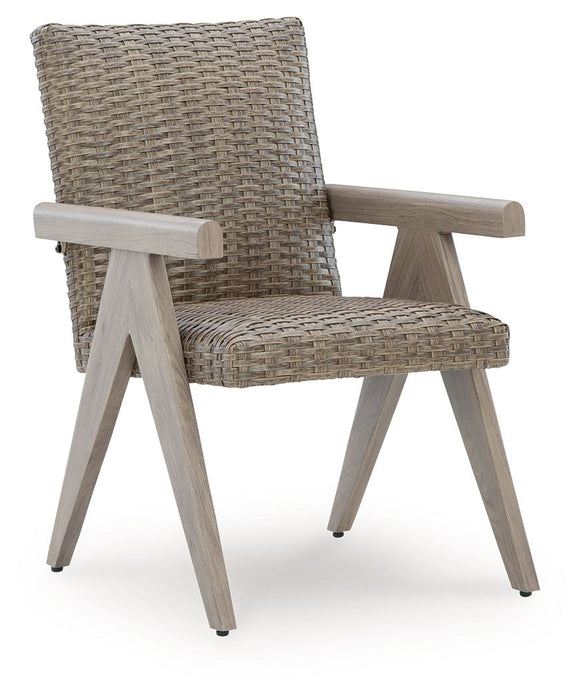 Cliff Trails - Beige - Arm Chair (Set of 2) - Premium Chair Sets from Signature Design by Ashley® - Just $948! Shop now at Furniture Wholesale Plus  We are the best furniture store in Nashville, Hendersonville, Goodlettsville, Madison, Antioch, Mount Juliet, Lebanon, Gallatin, Springfield, Murfreesboro, Franklin, Brentwood