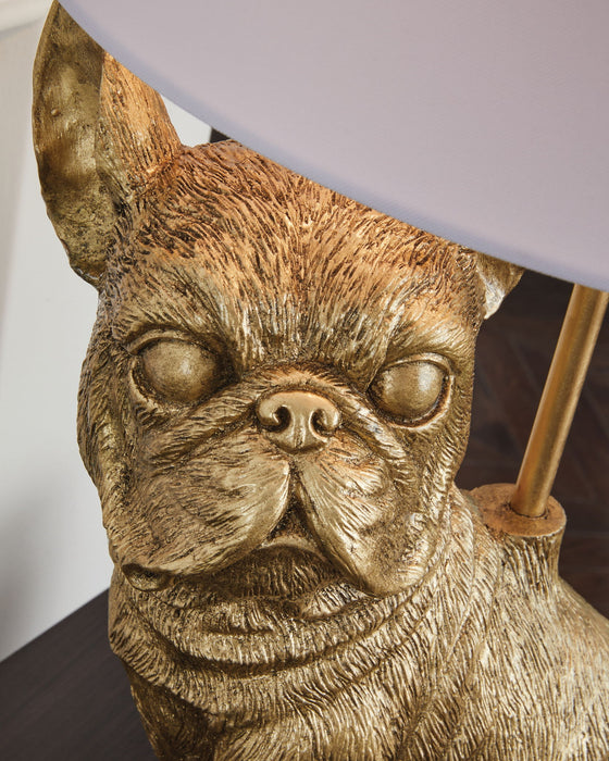 Wadeland - Poly Table Lamp - Gold Finish – Table Lamps by Signature Design by Ashley® at Furniture Wholesale Plus , Nashville furniture store