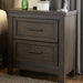 Thornwood Hills - 2 Drawer Nightstand - Rock Beaten Brown – Nightstands by Liberty Furniture at Furniture Wholesale Plus , Nashville furniture store