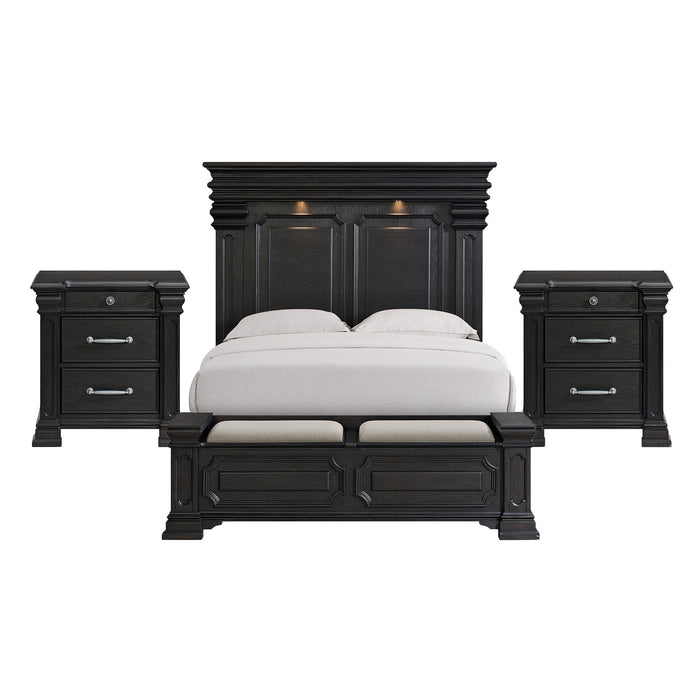 Kings Court - Storage Bedroom Set – 3 Piece Bedroom Sets by Elements International at Furniture Wholesale Plus , Nashville furniture store