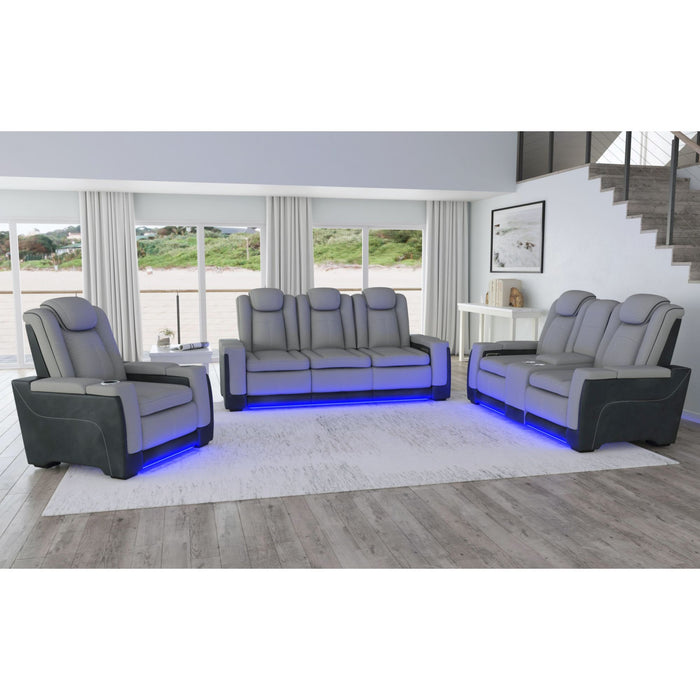 Lantana - Power Motion Recliner With Power Headrest, LED , Wireless Charger And Cup Holder – Reclining Chairs by Elements International at Furniture Wholesale Plus , Nashville furniture store