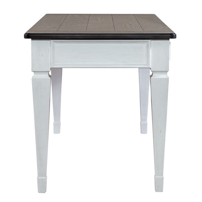 Allyson Park - Writing Desk - Wirebrushed White / Charcoal – Writing Desks by Liberty Furniture at Furniture Wholesale Plus , Nashville furniture store