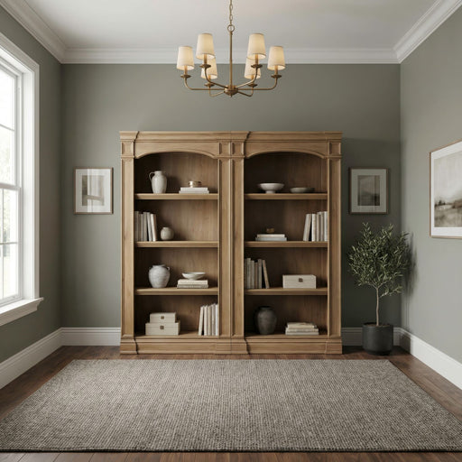 Reynolda - Bunching Bookcase (Set of 2) - Camel Beige – 2 Piece Home Office Sets by Liberty Furniture at Furniture Wholesale Plus , Nashville furniture store