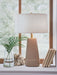Dellner - Ceramic Table Lamp - Mocha – Table Lamps by Signature Design by Ashley® at Furniture Wholesale Plus , Nashville furniture store