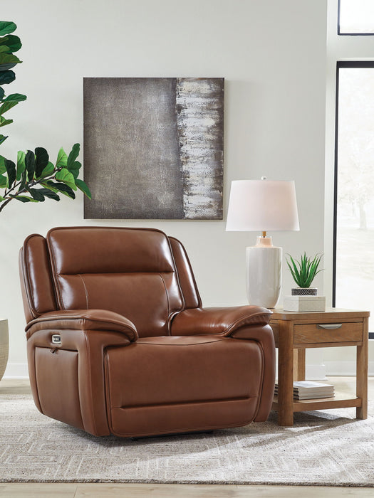 Healy Pier - Power Recliner / Adj Headrest - Chocolate – Reclining Chairs by Signature Design by Ashley® at Furniture Wholesale Plus , Nashville furniture store