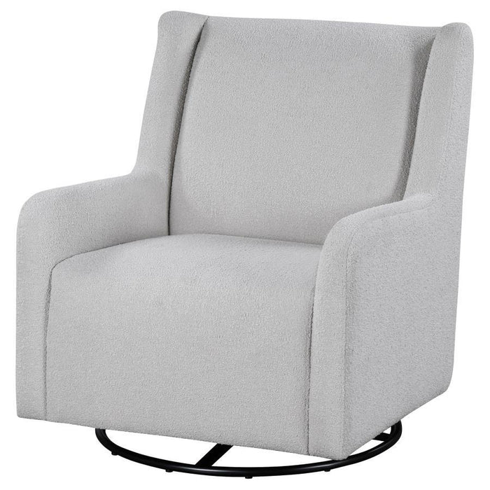 Serra - Boucle Upholstered Swivel Glider Recliner - Premium Swivel Glider Chairs from Coaster Fine Furniture - Just $549! Shop now at Furniture Wholesale Plus  We are the best furniture store in Nashville, Hendersonville, Goodlettsville, Madison, Antioch, Mount Juliet, Lebanon, Gallatin, Springfield, Murfreesboro, Franklin, Brentwood