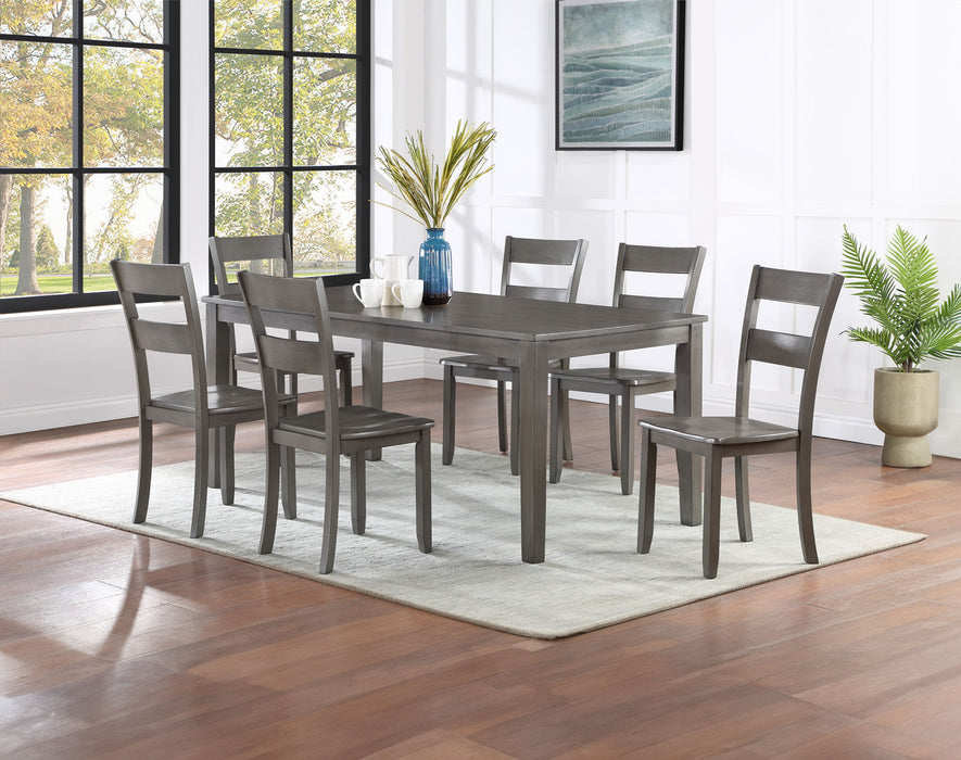 Ryan - 7 Piece Dining Room Set - Gray – 7 Piece Dining Room Sets by Crown Mark at Furniture Wholesale Plus , Nashville furniture store
