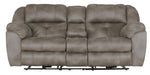 Ferrington - Power Lay Flat Reclining Console Loveseat with Power Adjustable Headrest – Reclining Loveseats by Catnapper at Furniture Wholesale Plus , Nashville furniture store