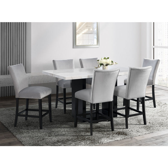 Valentino - Counter Height Dining Set – 5 Piece Dining Room Sets by Elements International at Furniture Wholesale Plus , Nashville furniture store
