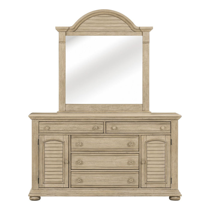 Summer House - Dresser & Mirror - Sand Dune – Dresser & Mirror by Liberty Furniture at Furniture Wholesale Plus , Nashville furniture store