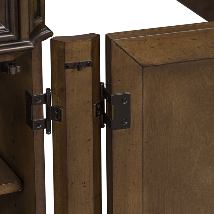 Amelia - Credenza - Dark Brown – Credenzas by Liberty Furniture at Furniture Wholesale Plus , Nashville furniture store