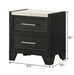 Lamar - Nightstand - Black – Accent Nightstands by Crown Mark at Furniture Wholesale Plus , Nashville furniture store