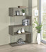 Emelle - 4-Shelf Glass Panel Bookshelf - Premium Standard Bookcases from CoasterEveryday - Just $229! Shop now at Furniture Wholesale Plus  We are the best furniture store in Nashville, Hendersonville, Goodlettsville, Madison, Antioch, Mount Juliet, Lebanon, Gallatin, Springfield, Murfreesboro, Franklin, Brentwood