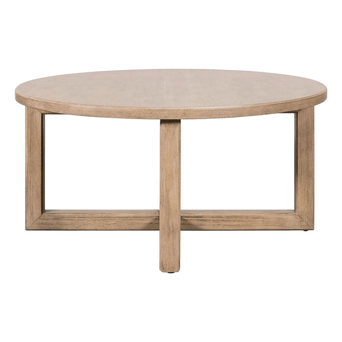 Proximity Place - Round Cocktail Table - Barley Buff – Cocktail Tables by Liberty Furniture at Furniture Wholesale Plus , Nashville furniture store
