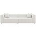 Everly - Boucle Upholstered Extra Long Sofa - White – Stationary Sofas by Coaster Fine Furniture at Furniture Wholesale Plus , Nashville furniture store