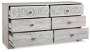 Paxberry - Six Drawer Dresser - Weatherworn - Whitewash – Dressers by Signature Design by Ashley® at Furniture Wholesale Plus , Nashville furniture store