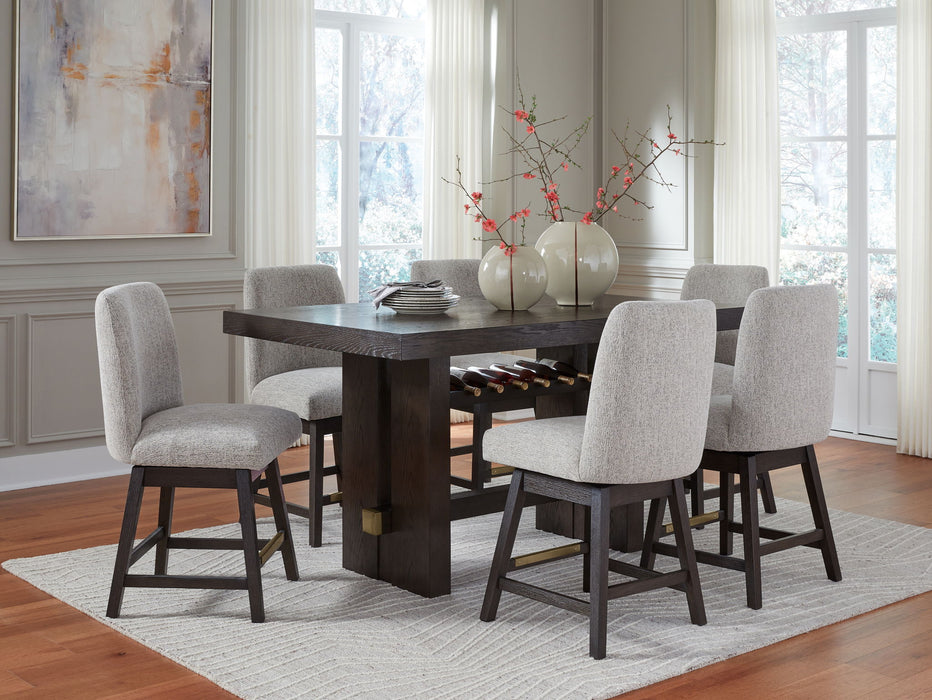 Burkhaus - Rectangular Counter Table Set – 5 Piece Dining Room Sets by Signature Design by Ashley® at Furniture Wholesale Plus , Nashville furniture store