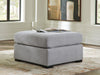 Lakepoint - Oversized Accent Ottoman - Nickel – Accent Ottomans by Benchcraft® at Furniture Wholesale Plus , Nashville furniture store