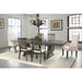 Stone - Dining Table – Dining Tables with Extensions by Elements International at Furniture Wholesale Plus , Nashville furniture store